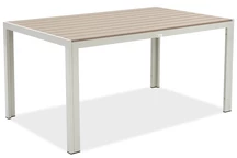 &quot;Verona Garden Point&quot; aliuminio polivinmedžio sodo stalas smėlio spalvos