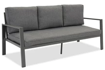 &quot;Zakintos&quot; antracito spalvos aliuminio trijų vietų sofa &quot;Garden Point