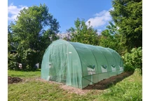 Metalinis plėvelinis šiltnamis 3x4,5m žalias Garden Point