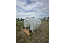 Metalinė plėvelės palapinė 2x4 m Garden Point balta