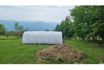 Plėvelinis šiltnamis augalams auginti 3x6m baltas Garden Point