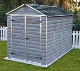 Įrankių namelis sodui SkyLight Palram - Canopia 1,85 m x 3,05 m pilkos spalvos