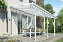 Aliuminio terasos stogas Sierra Palram - Canopia 3 x 4,25 m baltas