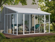 Žiemos sodas Veranda Sanremo Palram - Canopia 3 x 5,4 m balta